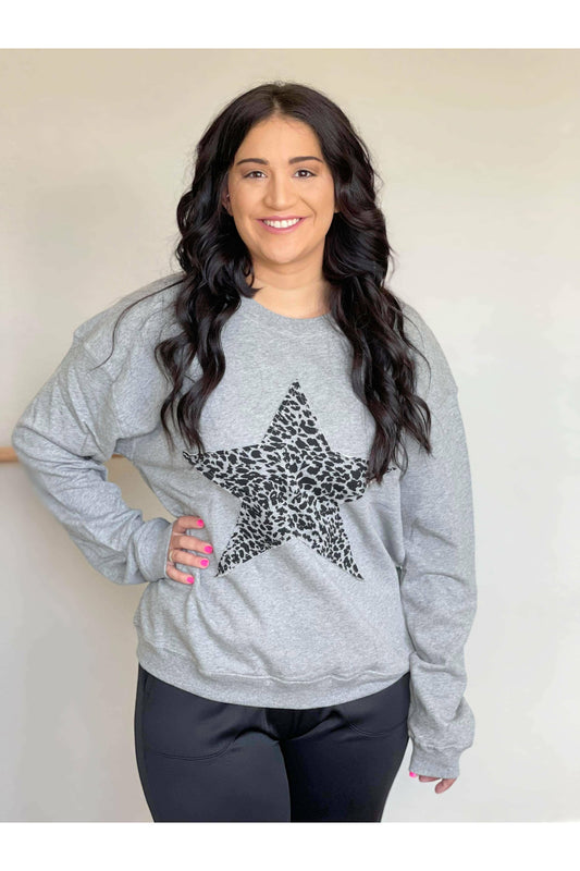 Cheetah Star Sweatshirt