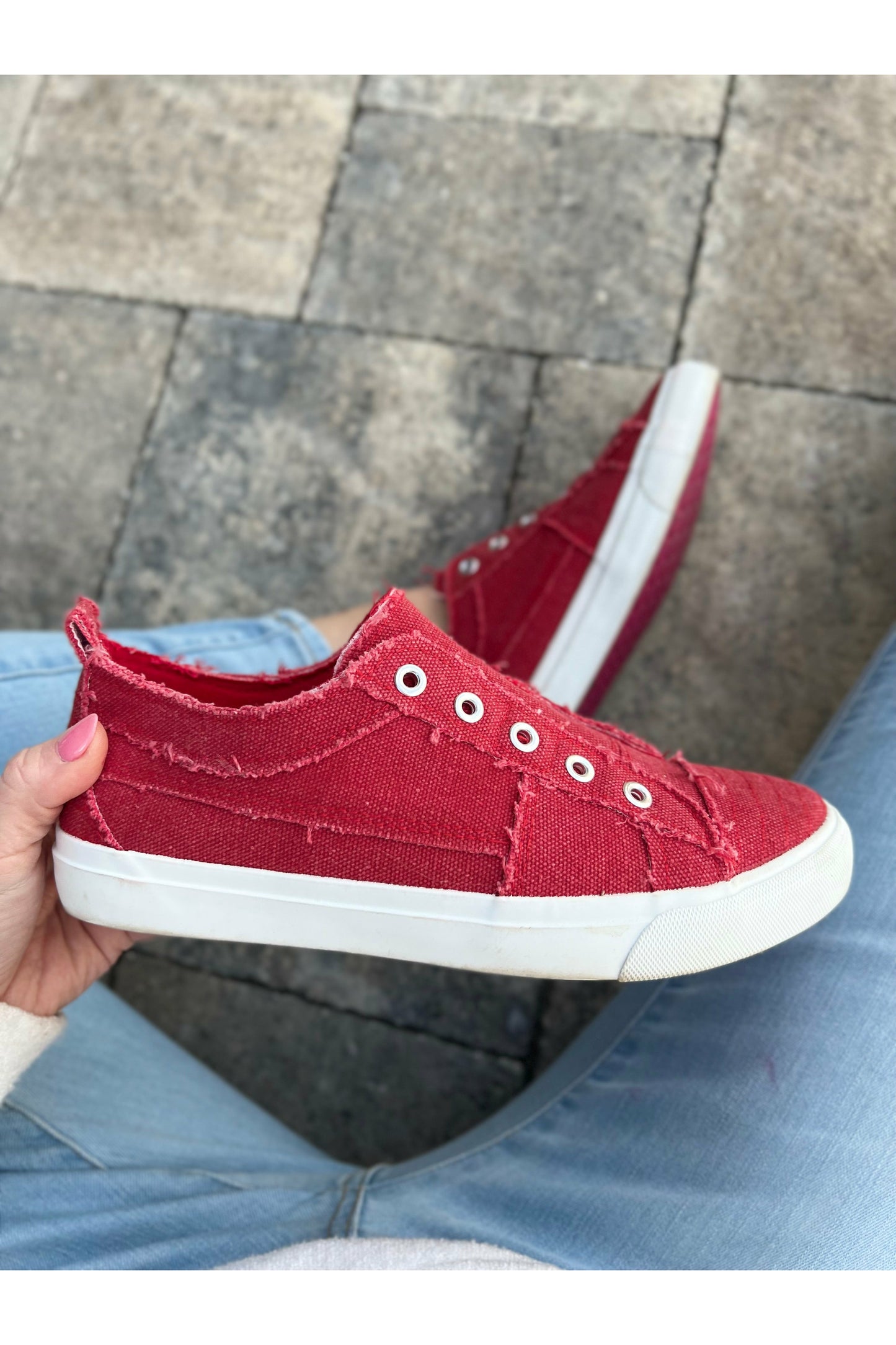 Ruby Red Sneakers